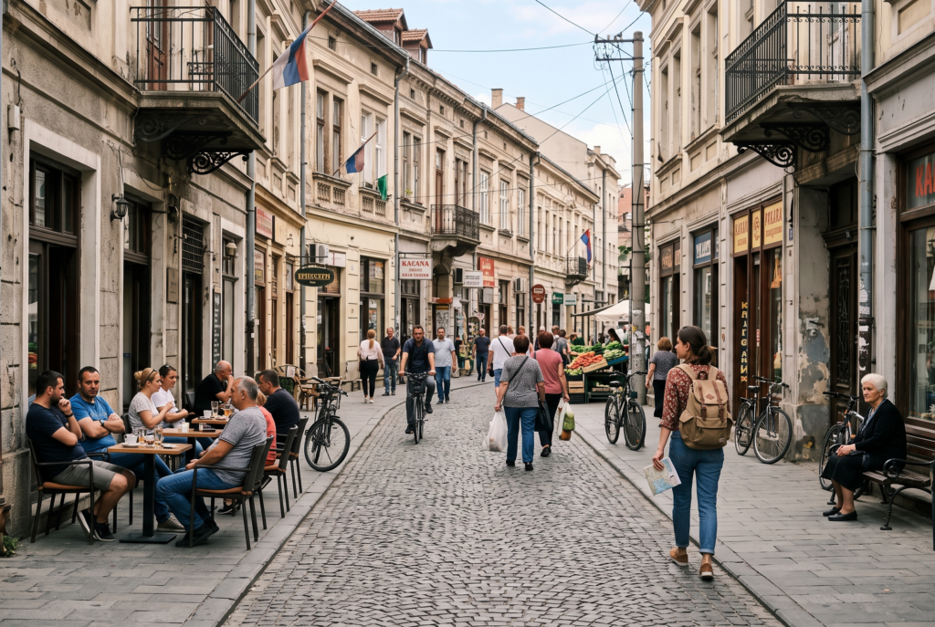 Historic city in one of the cheap countries to visit in Europe