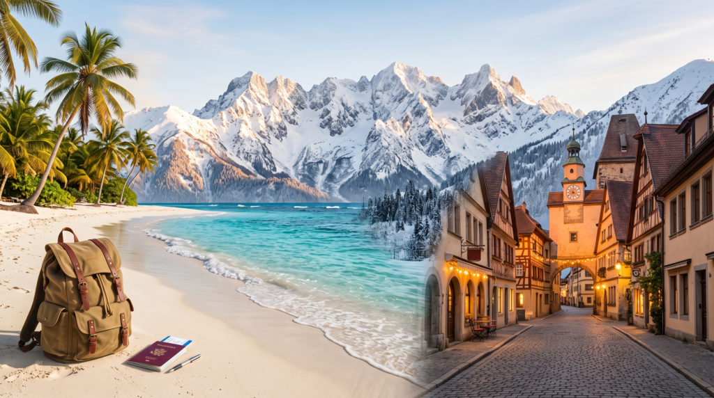 Best places to travel in February with warm beaches, snowy mountains, and global destinations