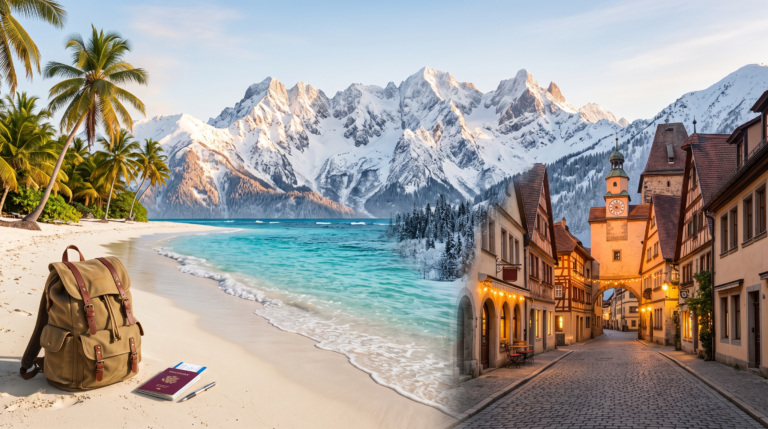 Best places to travel in February with warm beaches, snowy mountains, and global destinations