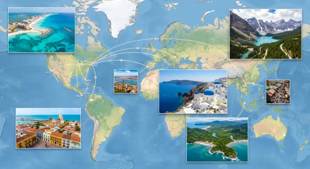 cheapest international destinations from USA comparison