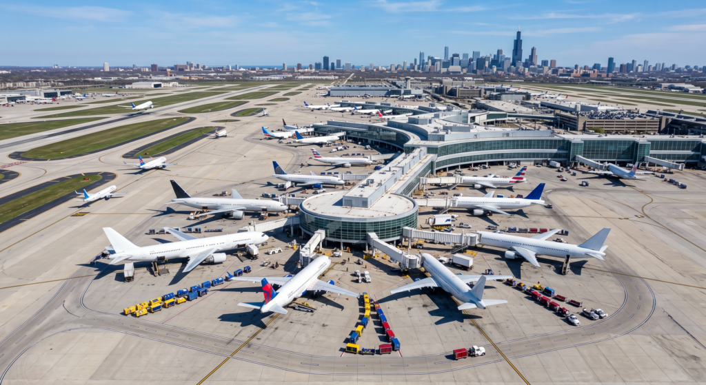 Chicago airports for international flights