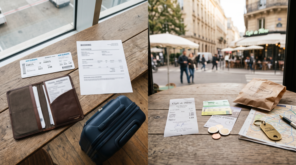 Fixed and flexible costs used to calculate a daily travel budget