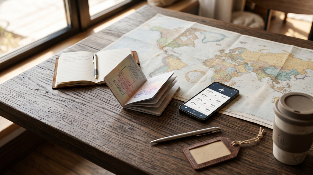 Finding cheap international flights with flexible destinations