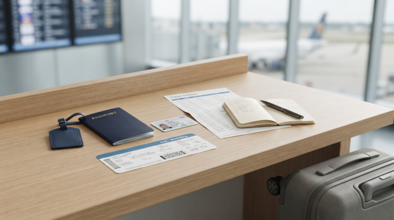 Global Entry interview questions with passport and travel documents
