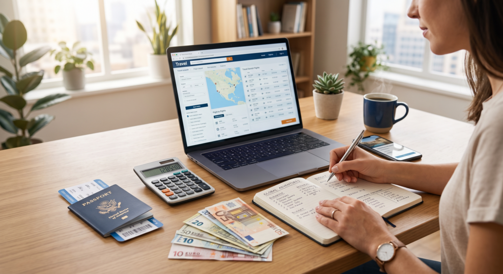 Planning an international travel budget