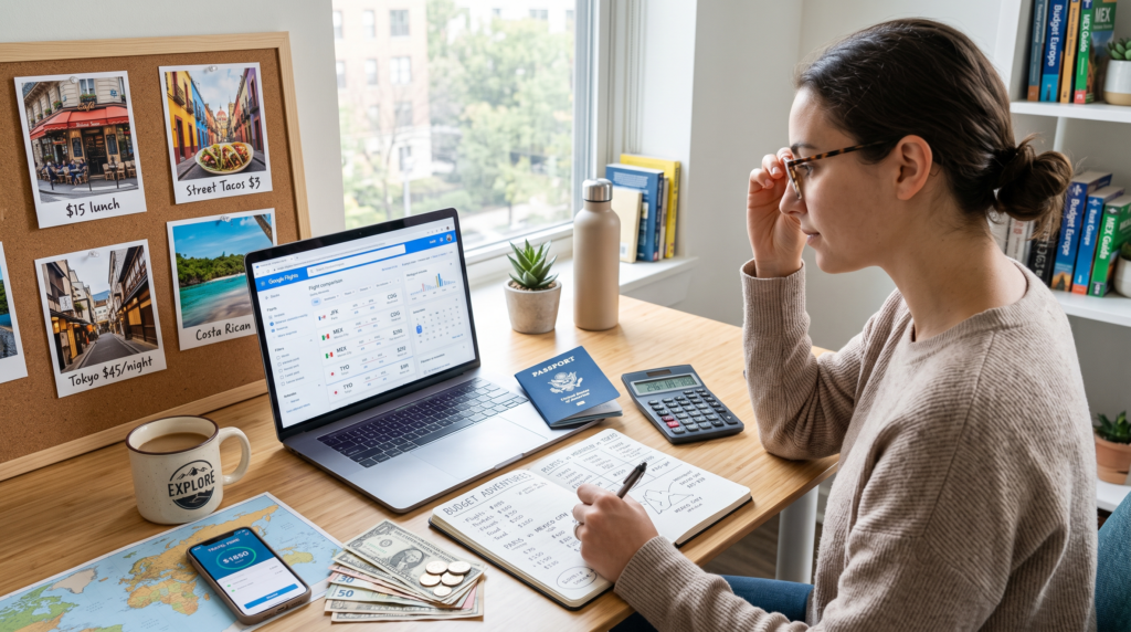 Budget planning for cheapest countries to visit from USA