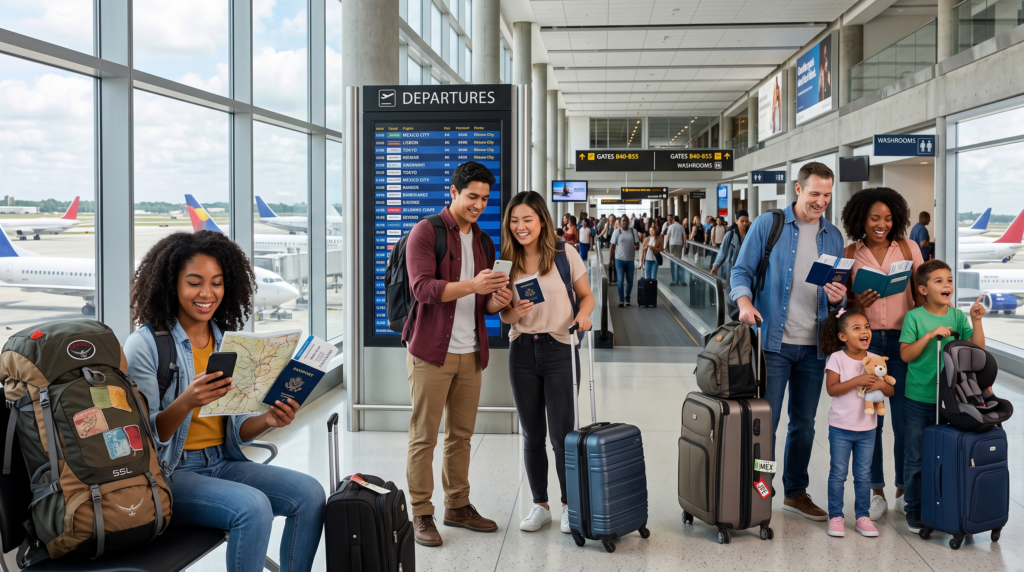 Solo travelers couples and families planning affordable international vacations