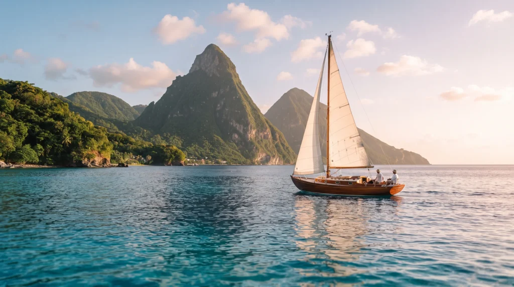 St Lucia as a warm beach destination to visit in December