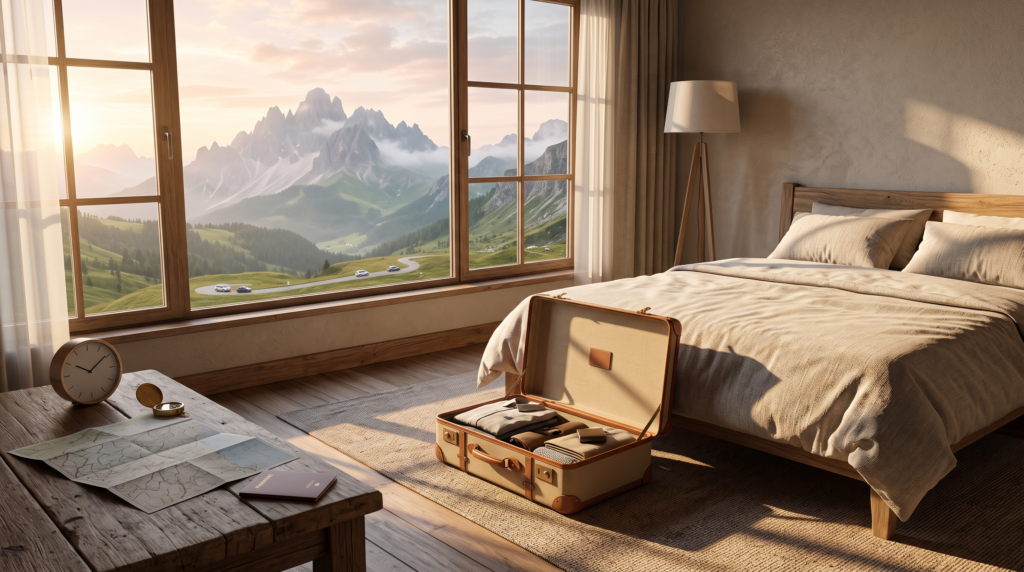 hotel nights and travel days for trip budgeting