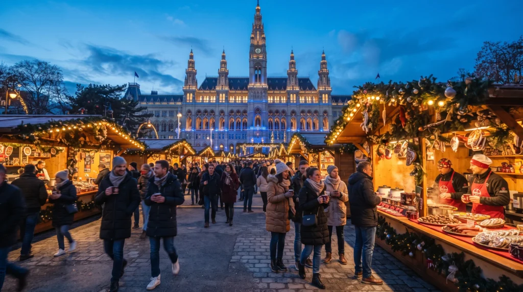 Vienna Christmas market and festive November travel