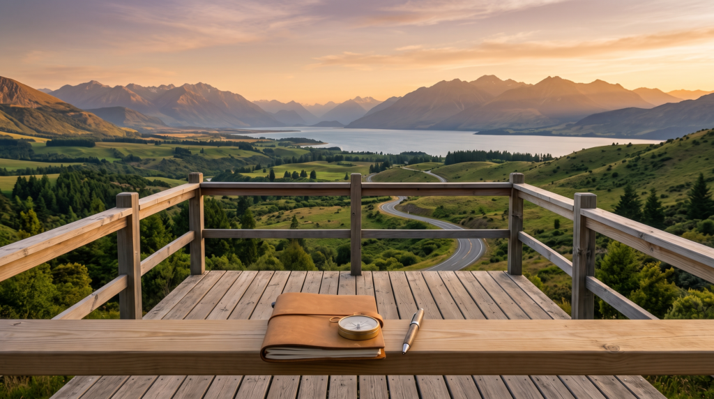 well-planned vacation landscape